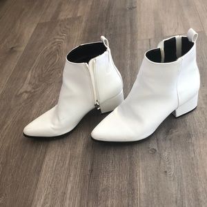 White booties